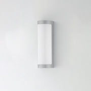 Maxim 55512 Halfpipe 2-lt 15" Tall LED Outdoor Wall Sconce, CCT Selectable - Brushed Aluminum