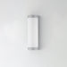 Maxim 55512 Halfpipe 2-lt 15" Tall LED Outdoor Wall Sconce, CCT Selectable - Brushed Aluminum