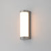 Maxim 55512 Halfpipe 2-lt 15" Tall LED Outdoor Wall Sconce, CCT Selectable - Brushed Aluminum