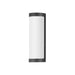 Maxim 55512 Halfpipe 2-lt 15" Tall LED Outdoor Wall Sconce, CCT Selectable - Black