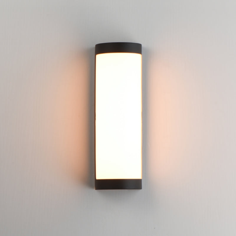Maxim 55512 Halfpipe 2-lt 15" Tall LED Outdoor Wall Sconce, CCT Selectable - Black