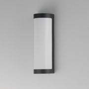 Maxim 55512 Halfpipe 2-lt 15" Tall LED Outdoor Wall Sconce, CCT Selectable - Black