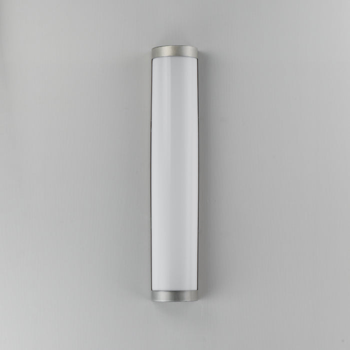 Maxim 55514 Halfpipe 2-lt 26" Tall LED Outdoor Wall Sconce, CCT Selectable - Brushed Aluminum