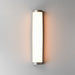 Maxim 55514 Halfpipe 2-lt 26" Tall LED Outdoor Wall Sconce, CCT Selectable - Brushed Aluminum