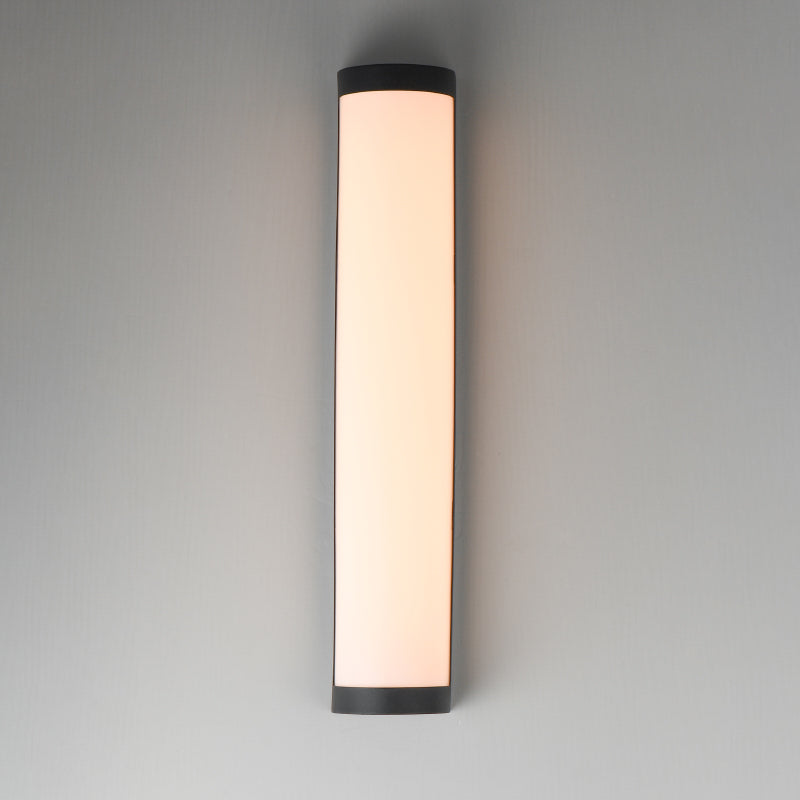 Maxim 55514 Halfpipe 2-lt 26" Tall LED Outdoor Wall Sconce, CCT Selectable - Black