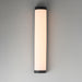 Maxim 55514 Halfpipe 2-lt 26" Tall LED Outdoor Wall Sconce, CCT Selectable - Black