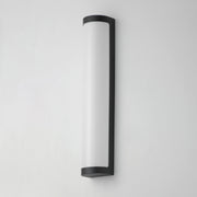 Maxim 55514 Halfpipe 2-lt 26" Tall LED Outdoor Wall Sconce, CCT Selectable - Black