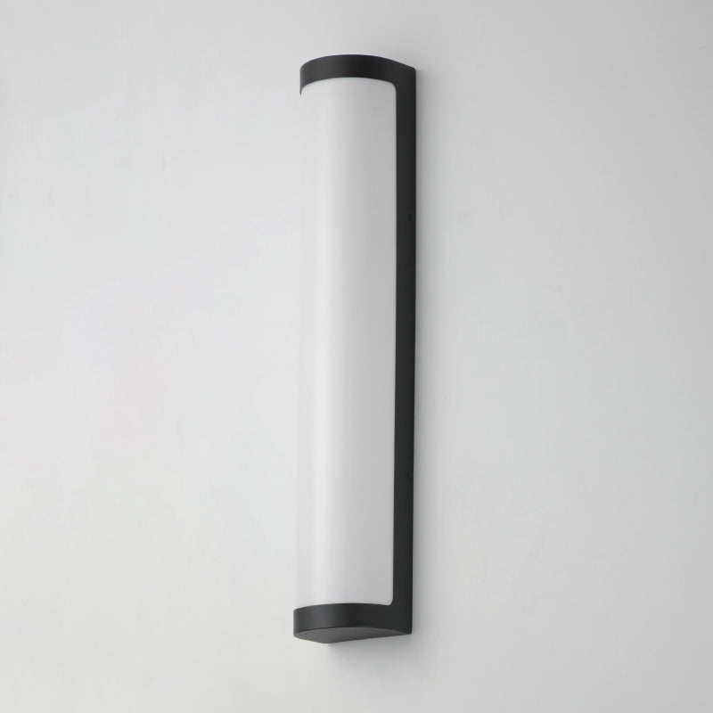 Maxim 55514 Halfpipe 2-lt 26" Tall LED Outdoor Wall Sconce, CCT Selectable - Black