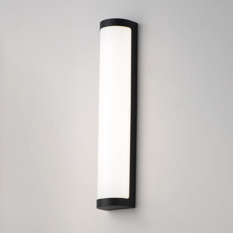 Maxim 55514 Halfpipe 2-lt 26" Tall LED Outdoor Wall Sconce, CCT Selectable - Black