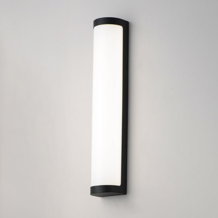 Maxim 55514 Halfpipe 2-lt 26" Tall LED Outdoor Wall Sconce, CCT Selectable - Black