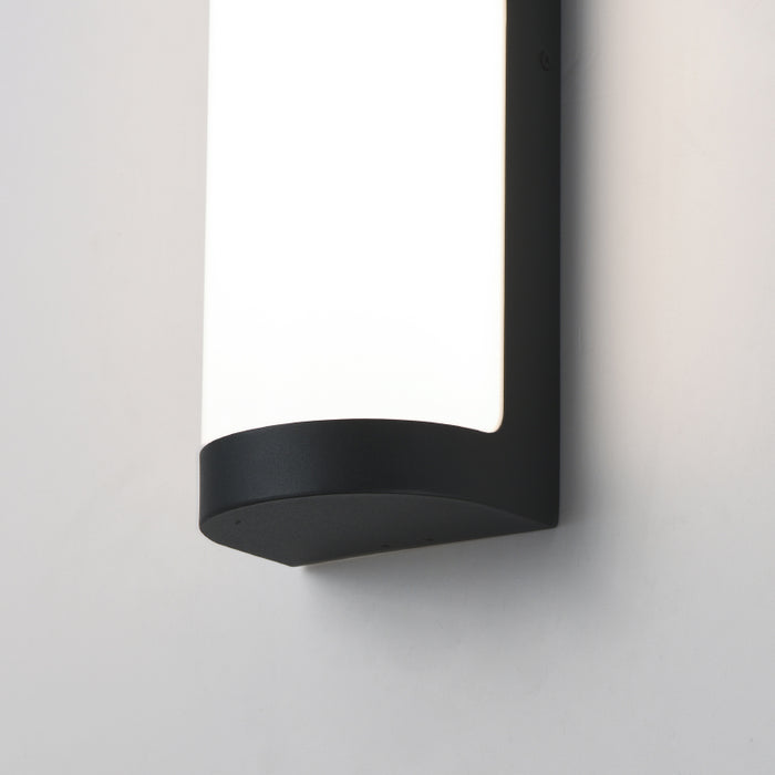 Maxim 55514 Halfpipe 2-lt 26" Tall LED Outdoor Wall Sconce, CCT Selectable - Black