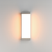 Maxim 55522 Tunnel 2-lt 15" Tall LED Outdoor Wall Sconce, CCT Selectable - Brushed Aluminum