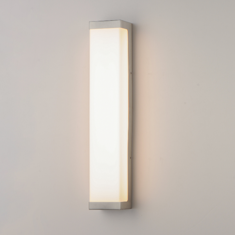 Maxim 55524 Tunnel 2-lt 26" Tall LED Outdoor Wall Sconce, CCT Selectable - Brushed Aluminum