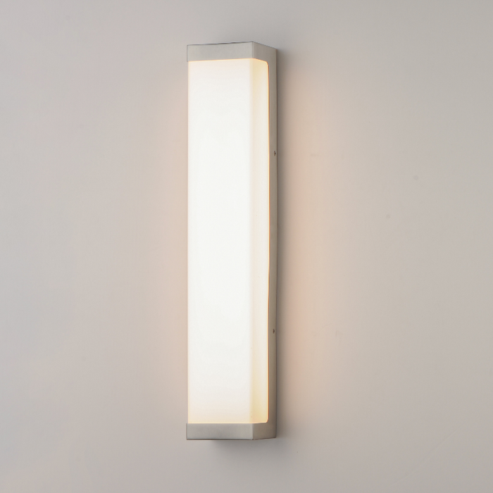Maxim 55524 Tunnel 2-lt 26" Tall LED Outdoor Wall Sconce, CCT Selectable - Brushed Aluminum