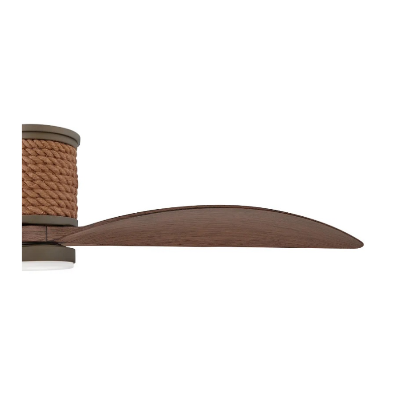 Hinkley 943160 Marin Flush 60" Smart Ceiling Fan with LED Light Kit - Metallic Matte Bronze