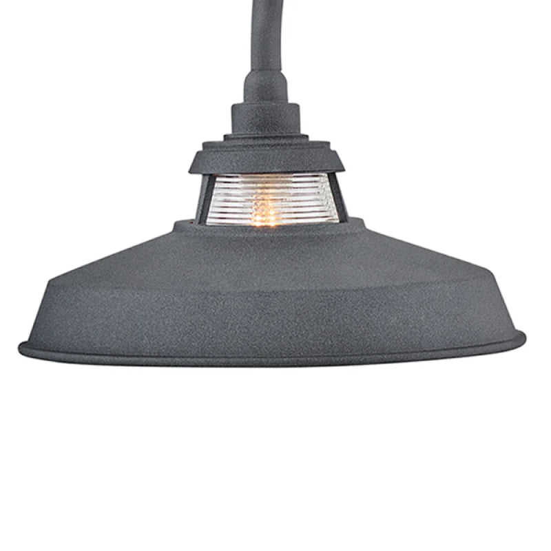 Hinkley 1191 Troyer 1-lt 22" Tall LED Outdoor Post Lantern - Aged Zinc