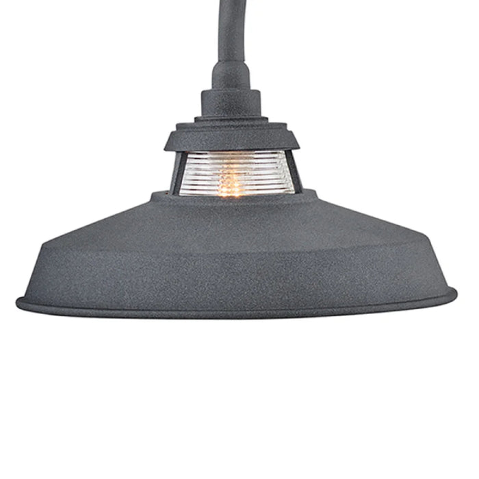 Hinkley 1191 Troyer 1-lt 22" Tall LED Outdoor Post Lantern - Aged Zinc