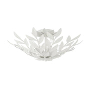 Crystorama 560 Broche 4-lt 21" Semi Flush Mount - Matte White