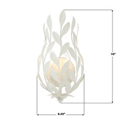 Crystorama 561 Broche 2-lt 16" Tall Wall Sconce
