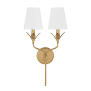 Crystorama 562 Broche 2-lt 21" Tall Wall Sconce - Antique Gold