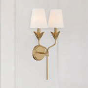 Crystorama 562 Broche 2-lt 21" Tall Wall Sconce
