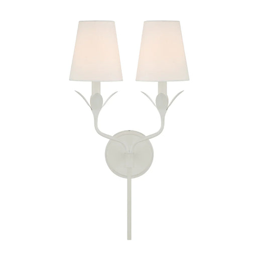 Crystorama 562 Broche 2-lt 21" Tall Wall Sconce - Matte White