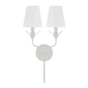 Crystorama 562 Broche 2-lt 21" Tall Wall Sconce - Matte White