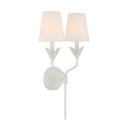 Crystorama 562 Broche 2-lt 21" Tall Wall Sconce - Matte White
