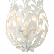 Crystorama 563 Broche 3-lt 10" LED Pendant - Matte White