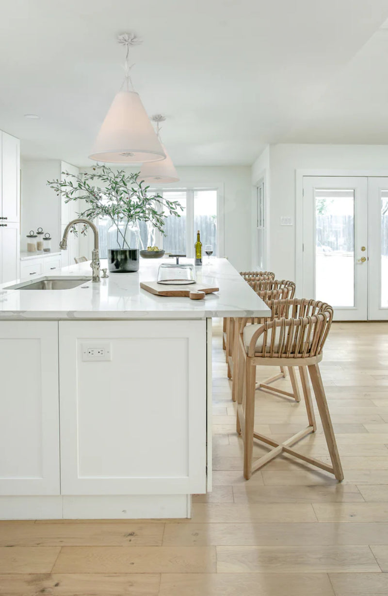 Crystorama 564 Broche 4-lt 18" LED Pendant - Matte White