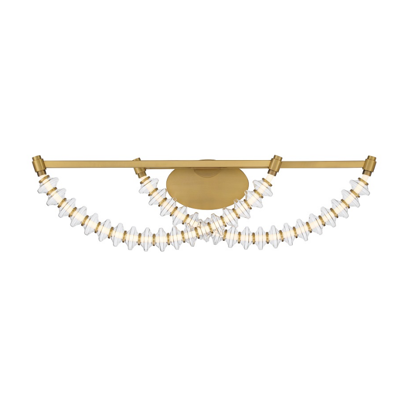 Minka Lavery 5642 Pearl 2-lt 36" LED Vanity - Legacy Brass