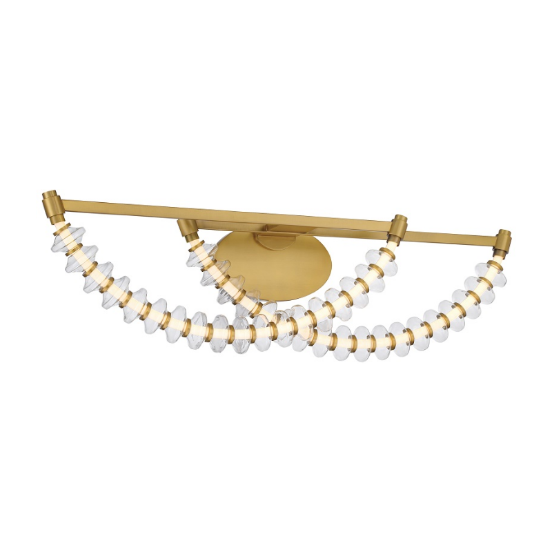 Minka Lavery 5642 Pearl 2-lt 36" LED Vanity - Legacy Brass