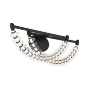 Minka Lavery 5642 Pearl 2-lt 36" LED Vanity - Dark Matte Black