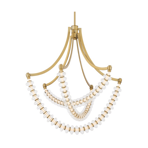 Minka Lavery 5646 Pearl 3-lt 29" LED Chandelier - Legacy Brass