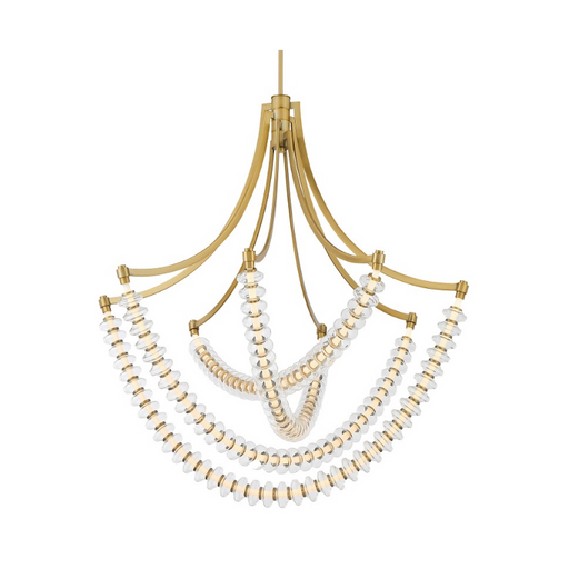 Minka Lavery 5647 Pearl 4-lt 39" LED Chandelier - Legacy Brass