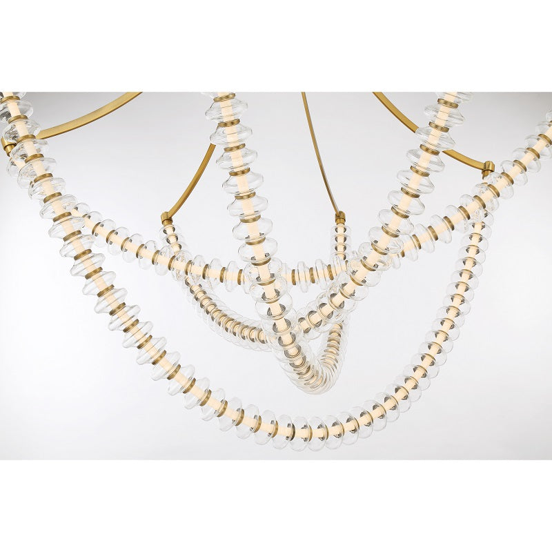 Minka Lavery 5648 Pearl 4-lt 49" LED Chandelier