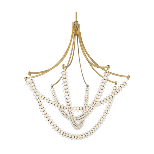 Minka Lavery 5648 Pearl 4-lt 49" LED Chandelier - Legacy Brass