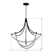 Minka Lavery 5648 Pearl 4-lt 49" LED Chandelier