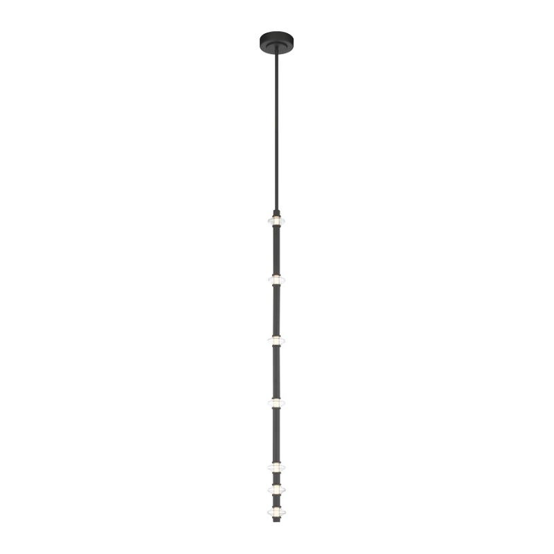 Minka Lavery 5649 Pearl 1-lt 3" LED Pendant - Dark Matte Black