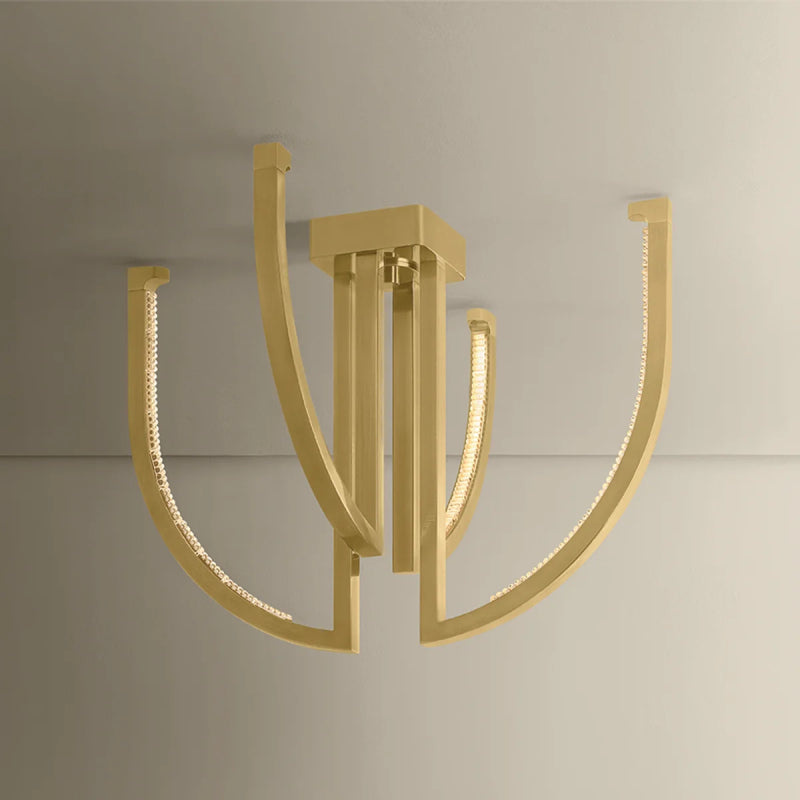 Corbett 567-24 Frankfurt 4-lt 24" LED Chandelier