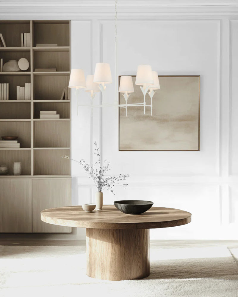 Crystorama 568 Broche 6-lt 32" Chandelier