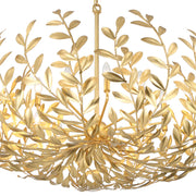 Crystorama 569 Broche 12-lt 42" Chandelier - Antique Gold