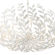 Crystorama 569 Broche 12-lt 42" Chandelier - Matte White
