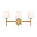 Hinkley 56953 Saunders 3-lt 23" LED Vanity - Lacquered Brass