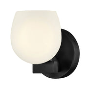 Hinkley 57020 Mae 1-lt 7" Tall LED Wall Sconce - Black