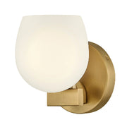 Hinkley 57020 Mae 1-lt 7" Tall LED Wall Sconce - Lacquered Brass