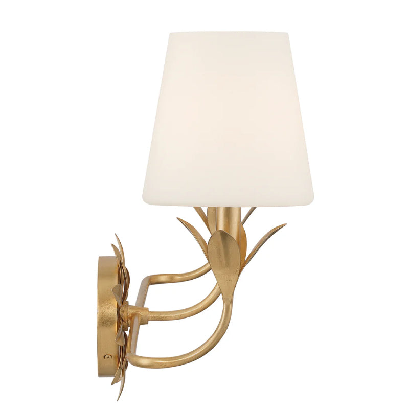 Crystorama 573-OP Broche 3-lt 25" Bathroom Vanity Light - Antique Gold
