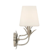 Crystorama 573-OP Broche 3-lt 25" Bathroom Vanity Light - Antique Silver