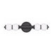 Hinkley 57392 Trigo 24" Tall LED Wall Sconce - Black