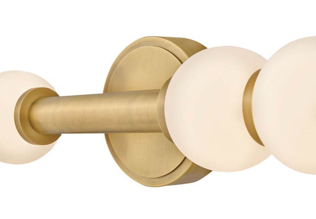 Hinkley 57393 Trigo 31" Tall LED Wall Sconce - Lacquered Brass
